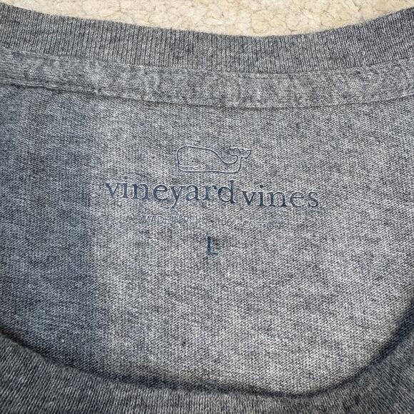 Vineyard Vines Christmas Holiday Woody Tree Graphic Pocket LS Shirt Size L - Picture 5 of 7